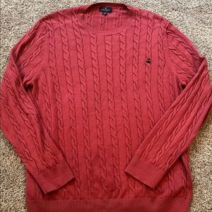 EUC BROOKS BROTHERS SUPIMA COTTON CABLE KNIT 🧶 SWEATER, size XL